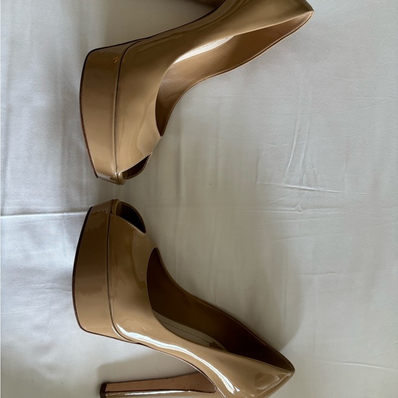 Christian Dior Miss Dior Peep Nude Patent Heels - Picture 7 of 11